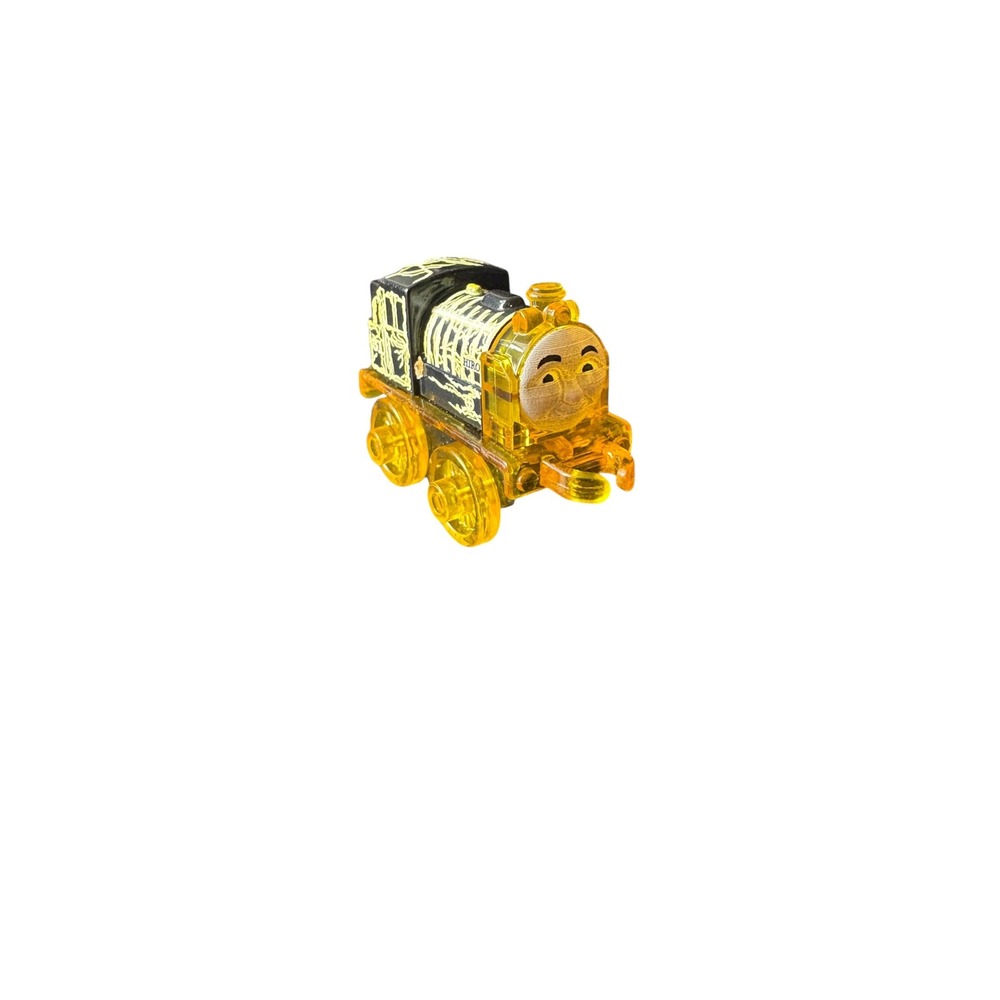 Thomas & Friends MINIS Hiro Translucent Yellow Black Train Mattel 2014